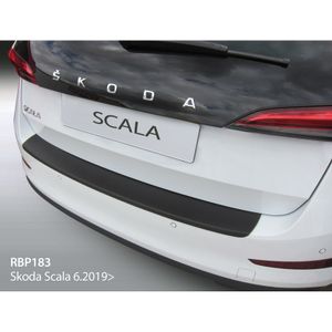 Bumper beschermer passend voor Skoda Scala 2019- Zwart GRRBP183