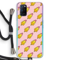 Waterijsjes: Oppo A92 Transparant Hoesje met koord
