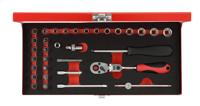 Gedore Dopsleutelset | 1/4" | 4-13 MM | 33-Delig - 3300004