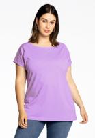 Yoek T-shirt kapmouwen | Licht Paars | Maat 46/48