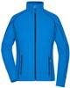 James & Nicholson JN596 Ladies´ Structure Fleece Jacket - Aqua/Navy - S