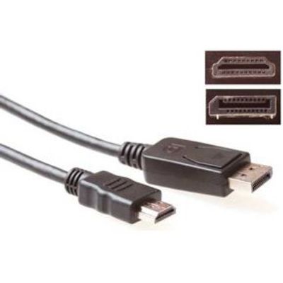 ACT Verloopkabel DisplayPort male naar HDMI-A male 1,80 m