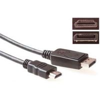 ACT Verloopkabel DisplayPort male naar HDMI-A male 1,80 m - thumbnail