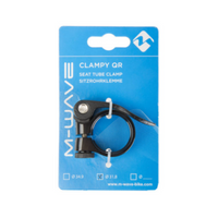 M-Wave zadelpenklem clampy-qr 34,9 mm aluminium zwart
