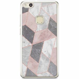 Huawei P10 Lite siliconen hoesje - Stone grid