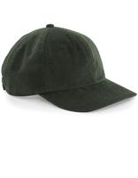 Beechfield CB682 Heritage Cord Cap - Dark Olive - One Size - thumbnail