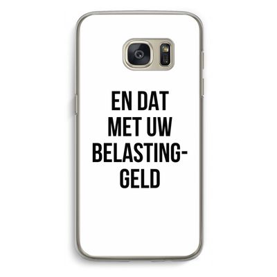 Belastinggeld: Samsung Galaxy S7 Transparant Hoesje
