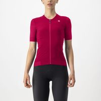 Castelli Premio fietsshirt korte mouw rood dames S