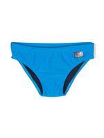 MC2 Saint Barth Kids short de bain à patch logo - Bleu - thumbnail