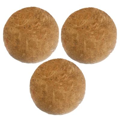 Inlegvel - 3x stuks - kokos - voor hanging basket - 30 cm - kokosinleggers