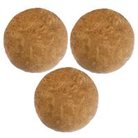 Inlegvel - 3x stuks - kokos - voor hanging basket - 30 cm - kokosinleggers