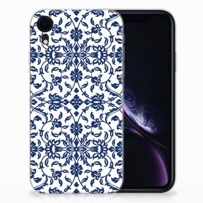 Apple iPhone Xr | TPU Case | Flower Blue