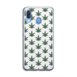 Weed: Samsung Galaxy A40 Transparant Hoesje