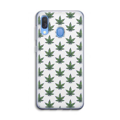 Weed: Samsung Galaxy A40 Transparant Hoesje