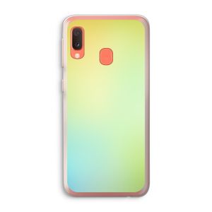 Minty mist pastel: Samsung Galaxy A20e Transparant Hoesje