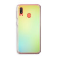 Minty mist pastel: Samsung Galaxy A20e Transparant Hoesje