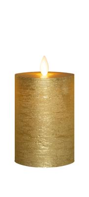 Stompkaars-USB wax 10x7,5 cm goud - Annas collection