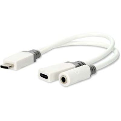 Nedis USB-C Adapter USB 2.0 USB-C Male - Female / 3,5 mm Female 0.10 m Rond