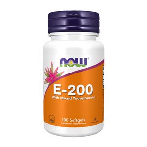 Vitamine E 200IU Now Foods 100softgels