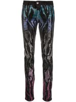 Philipp Plein legging à motif zèbre - Noir - thumbnail