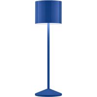 LED Tafellamp - Musterring Marisa - 1 Lichtpunt van 3 Watt - Dimbaar - Aanpasbare Lichtkleur - Hoogte Aanpasbaar - Geheugenfunctie - Nachtlamp - Afstandsbediening - Blauw - Metaal