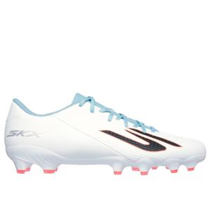 Skechers SKX_2 Academy Gras Voetbalschoenen (FG) Wit Blauw Oranje