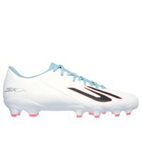 Skechers SKX_2 Academy Gras Voetbalschoenen (FG) Wit Blauw Oranje