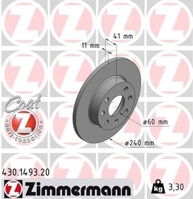 Remschijf Coat Z 430149320