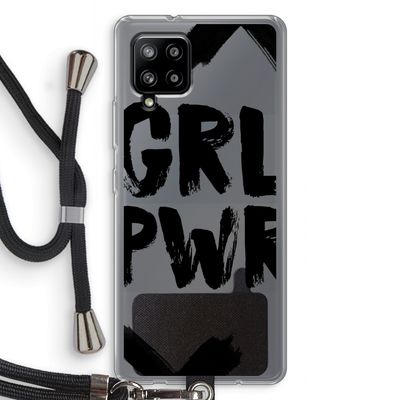 Girl Power #2: Samsung Galaxy A42 5G Transparant Hoesje met koord
