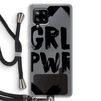 Girl Power #2: Samsung Galaxy A42 5G Transparant Hoesje met koord