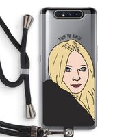 Ashley: Samsung Galaxy A80 Transparant Hoesje met koord