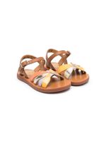 Pom D'api sandales en cuir à brides - Marron