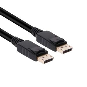 club3D CAC-2068 DisplayPort-kabel DisplayPort Aansluitkabel DisplayPort-stekker, DisplayPort-stekker 2.00 m Zwart Vlambestendig, 8K UHD