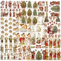Vintage plaatjes, kerstmis, vel 16,5x23,5 cm, 30 vel/ 1 doos