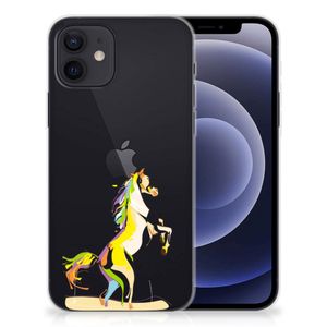 iPhone 12 | 12 Pro (6.1") Telefoonhoesje met Naam Horse Color