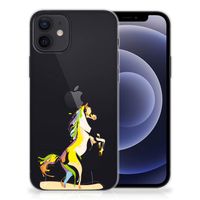 iPhone 12 | 12 Pro (6.1") Telefoonhoesje met Naam Horse Color