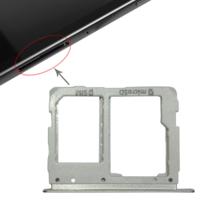 SIM-kaart lade + micro SD-kaart lade voor Galaxy tab S3 9 7/T825 (3G versie) (zilver)