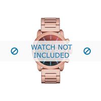 Diesel horlogeband DZ5454 Staal Rosé 20mm - thumbnail