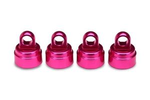 Traxxas Shock caps, aluminum (pink-anodized) (4) (TRX-3767P)