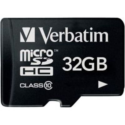 Verbatim 32GB MicroSDHC Geheugenkaart