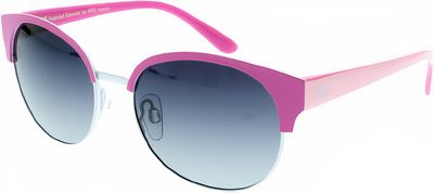 H.I.S zonnebril gepolariseerd panto junior cat. 2 roze