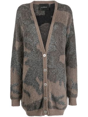 John Richmond cardigan à col v - Marron