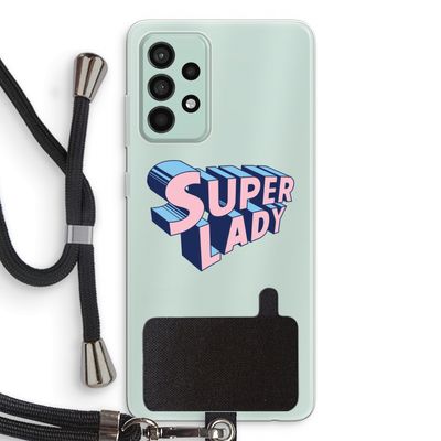 Superlady: Samsung Galaxy A52s 5G Transparant Hoesje met koord
