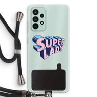 Superlady: Samsung Galaxy A52s 5G Transparant Hoesje met koord