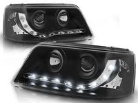 Tuning-Tec Koplampen met parkeerlicht voor VW T5 04 03-08 09 ZWART - thumbnail