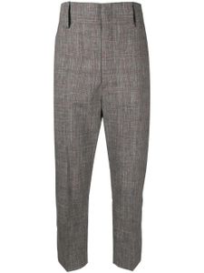 MARANT ÉTOILE pantalon fuselé à carreaux - Gris