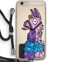 Lama: iPhone 6 PLUS / 6S PLUS Transparant Hoesje met koord