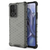 Xiaomi 11T/11T Pro Honeycomb Armored Hybride Hoesje - Zwart