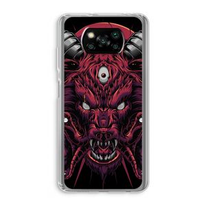 Hell Hound and Serpents: Xiaomi Poco X3 NFC Transparant Hoesje