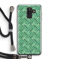 Moroccan tiles 2: Samsung Galaxy J8 (2018) Transparant Hoesje met koord Moroccan tiles 2: Samsung Galaxy J8 (2018) Transparant Hoesje met koord